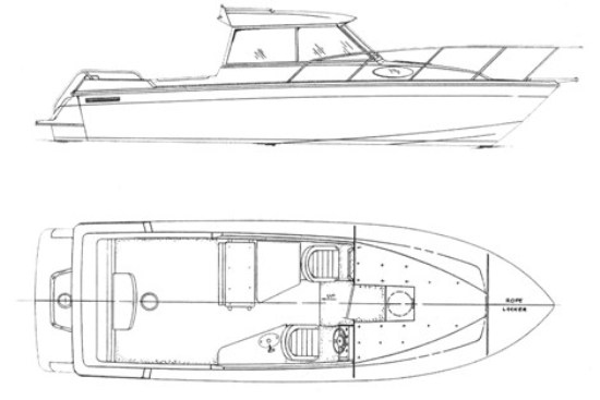 255 plan and profile line drawing